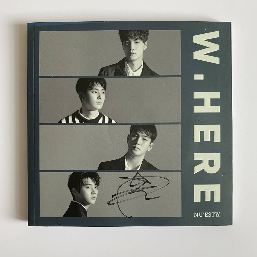nu'est サイン アルバム 直筆サイン mwave ニュイ ベクホ ドンホ 2026